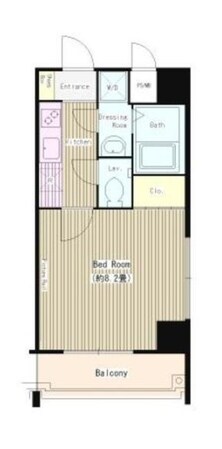 川崎駅 徒歩6分 8階の物件間取画像